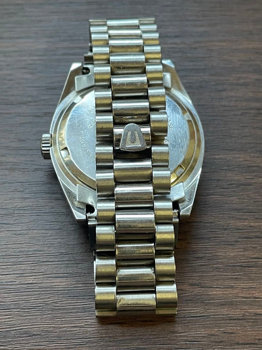 希少】BULOVA ブローバ スーパーセビル デイデイト 1980年代 希少】BULOVA ブローバ スーパーセビル デイデイト 1980年代