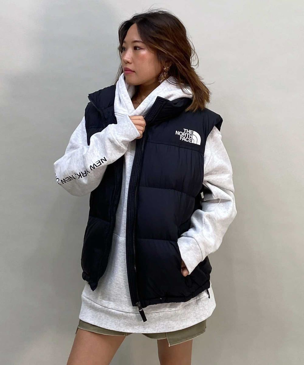 ★送料無料★【新品 定価30,800-】Mサイズ THE NORTH FACE ザ・ノース・フェイス NUPTSE VEST レディース ダウンベスト  ヌプシベスト 黒