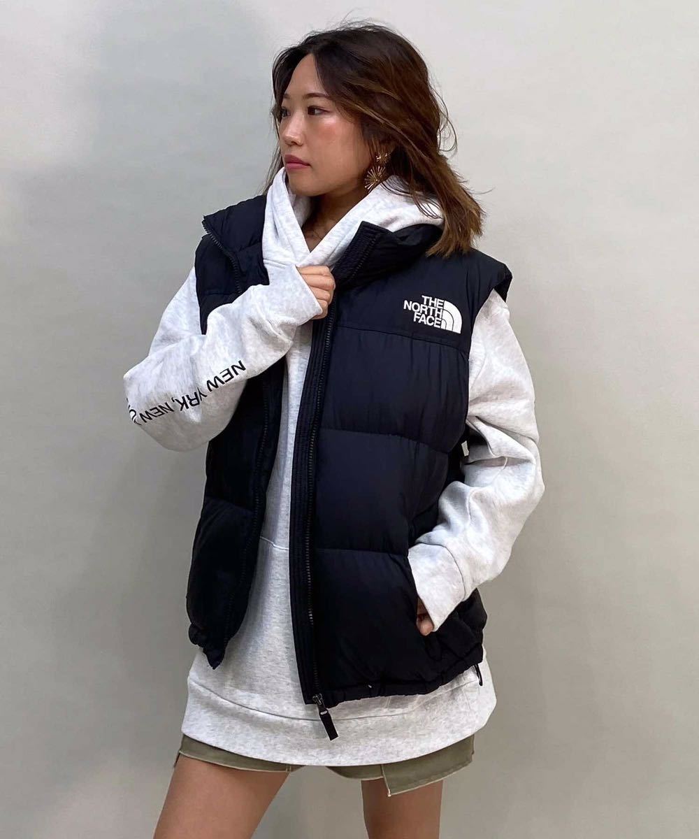 ★送料無料★【新品 定価30,800-】Lサイズ THE NORTH FACE ザ・ノース・フェイス NUPTSE VEST レディース ダウンベスト ヌプシベスト 黒