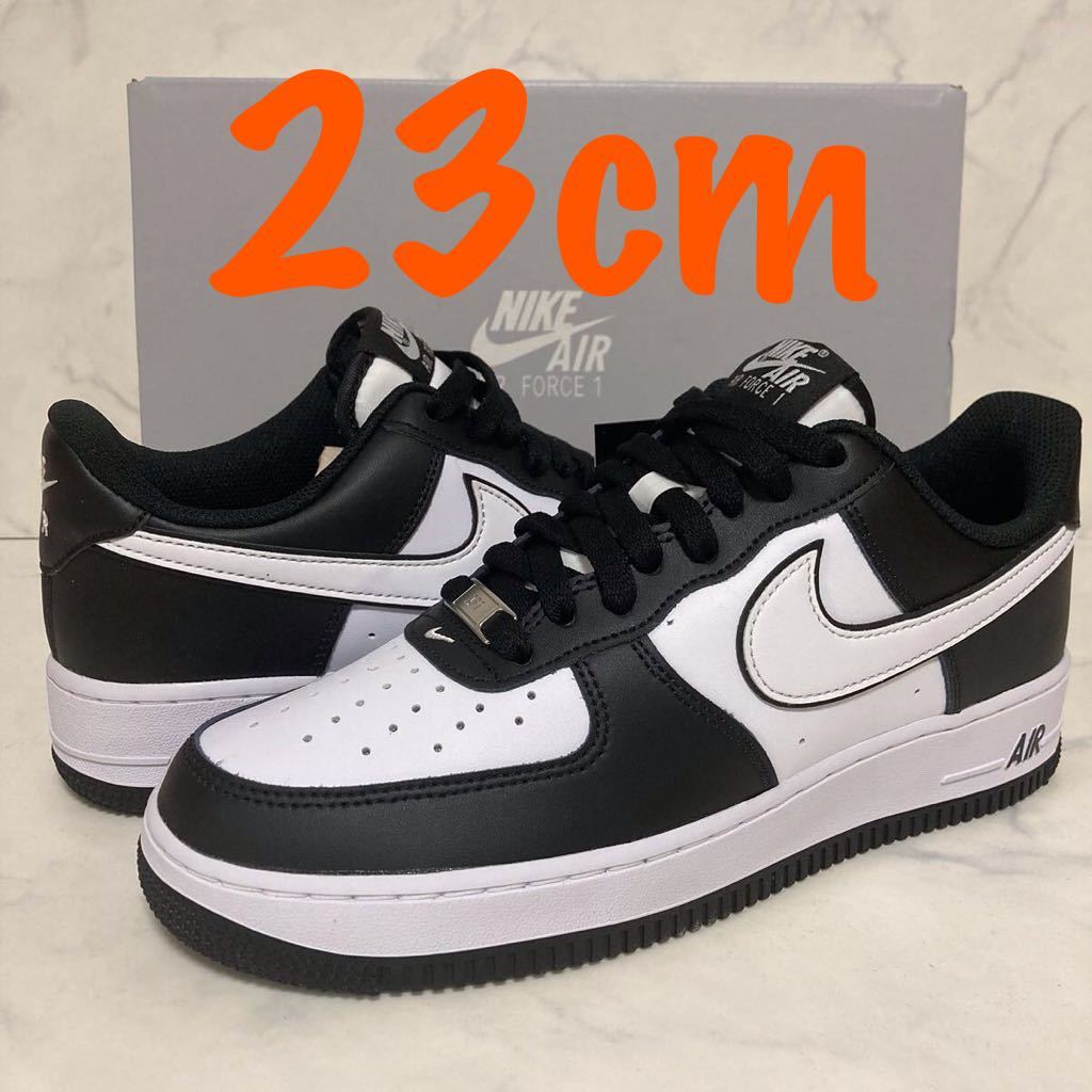 送料無料★新品★23cm Nike GS Air Force 1 LV8 2 Black/Whiteナイキ GS エアフォース1 LV8 2 ブラック/ホワイト パンダ 白 黒_画像1