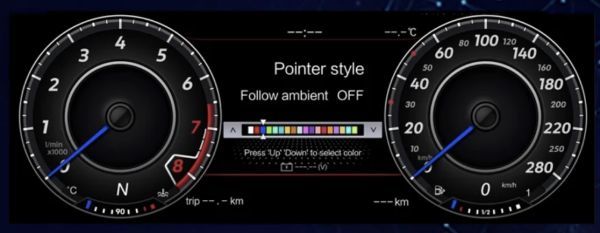 【送料無料】スピードメーター デジタルメーター 10.25インチ VW ゴルフ GOLF 6 2009-2012 デジタル メーター タコメーター_画像4