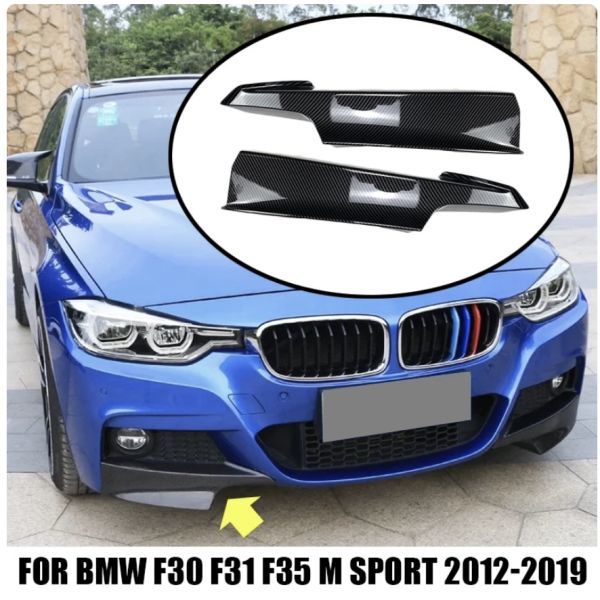 【送料無料】フロントバンパー リップスポイラー カーボン BMW F30 F31 3シリーズ Mスポーツ 2012-2019 フロント リップ スポイラー_画像4