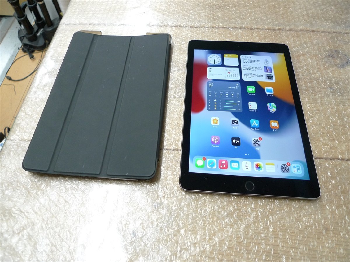 現状品 Apple iPad Air 2 Wi-Fiモデル 32GB A1566(MNV22J/A) スペースグレイ 難あり 管理t57