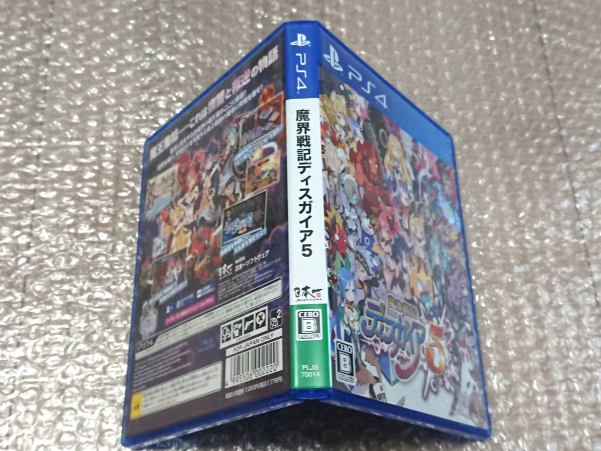 送料無料 PS4ソフト 魔界戦記ディスガイア5 通常版 動作確認み☆シミュレーションRPG プレイステーション4 Play Station4の画像3