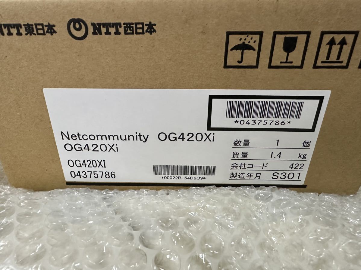 ＮＴＴ netcommunity OG420Xi 新品未使用(NTT)｜売買された