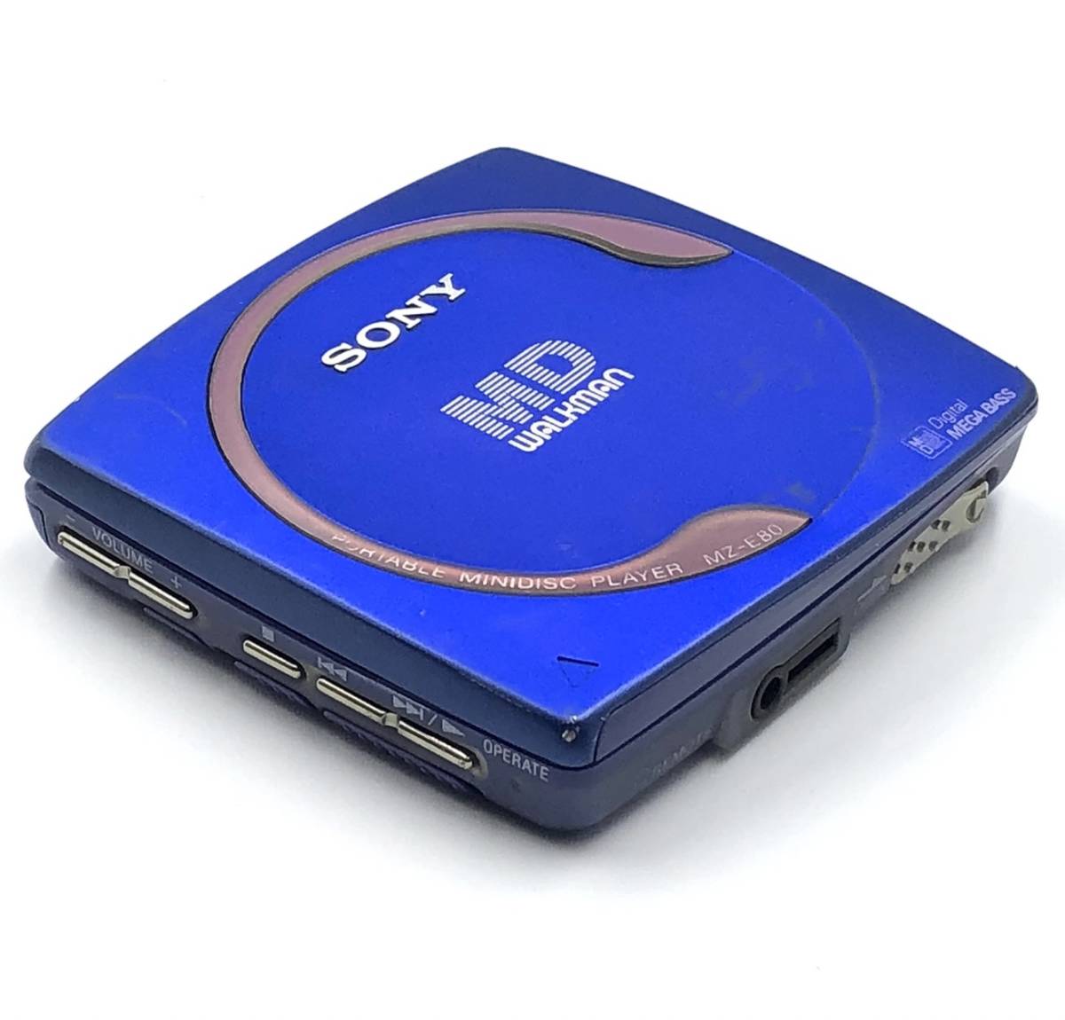 ◆◇外観概ね美品　再生○ SONY MZ-E80 WALKMAN ポータブルMDプレーヤー　MADE IN JAPAN◇◆_画像3