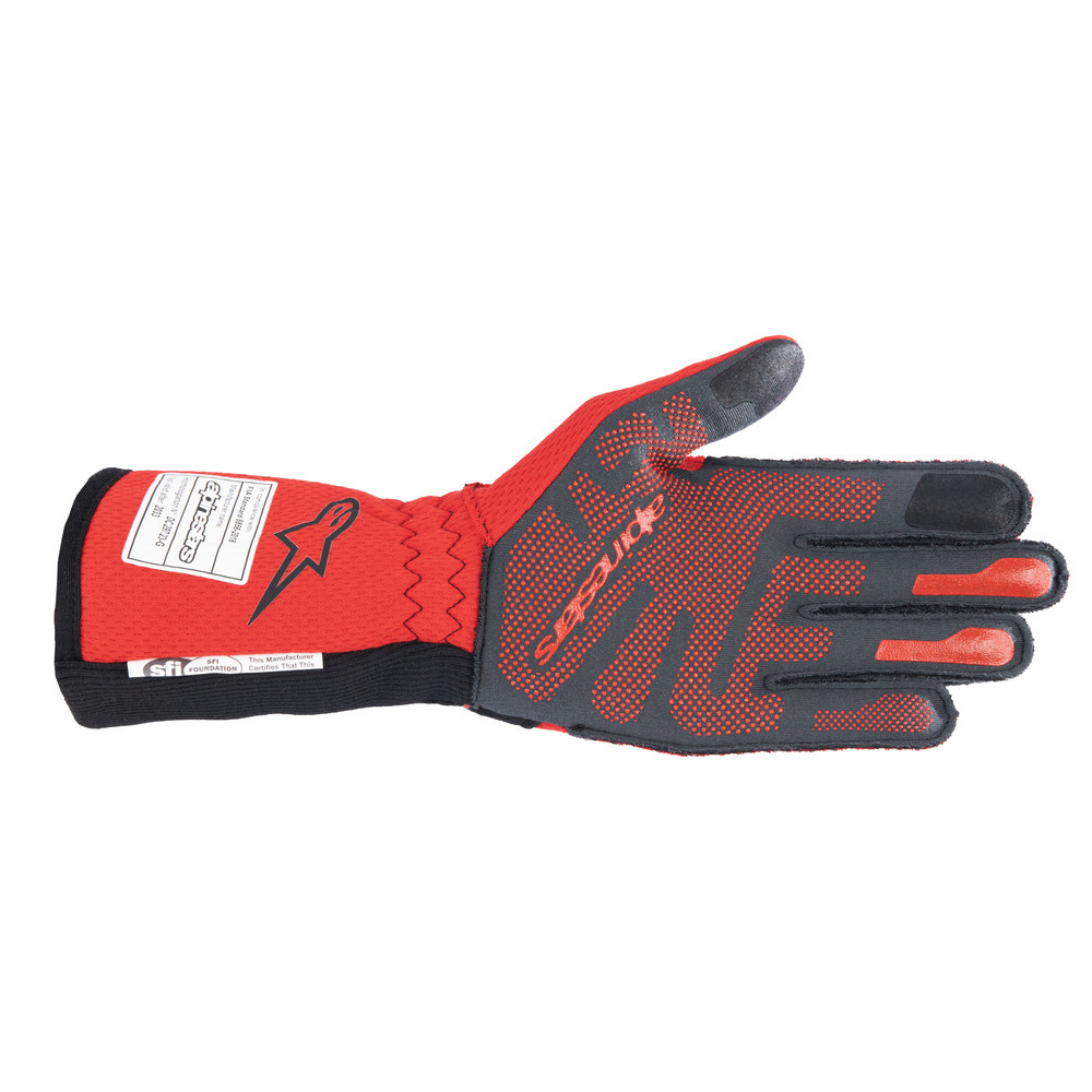 alpinestars(アルパインスターズ) レーシンググローブ TECH-1 ZX V4 GLOVE Lサイズ 13 BLACK RED [FIA8856-2018公認]_画像2