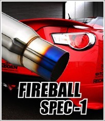 5ZIGEN マフラー FIREBALL Spec1 (ファイヤーボールスペックワン) フィットRS GK5 (競技専用) FBH-1011_画像3