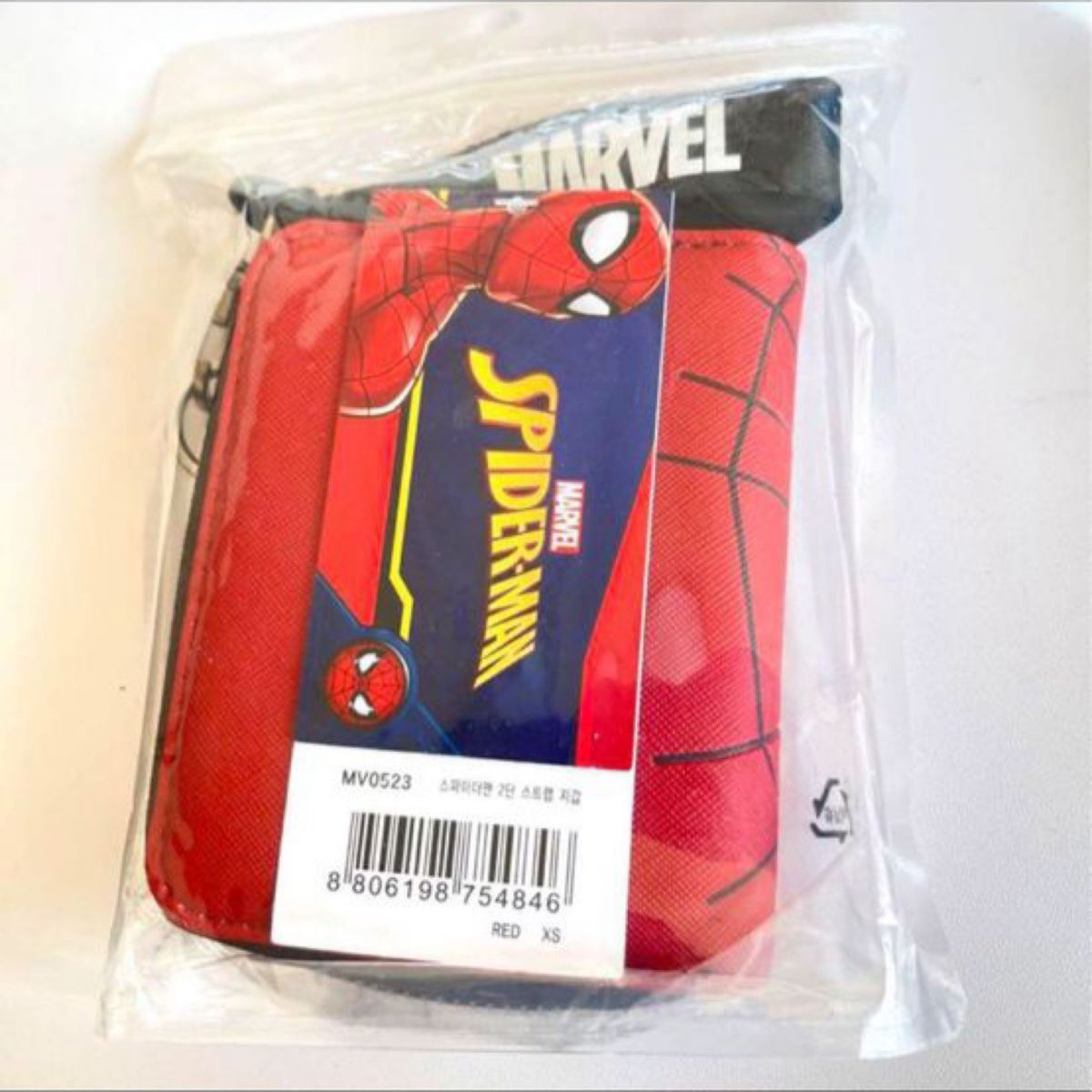 【MARVEL】スパイダーマン　スクラッチ　二つ折り財布