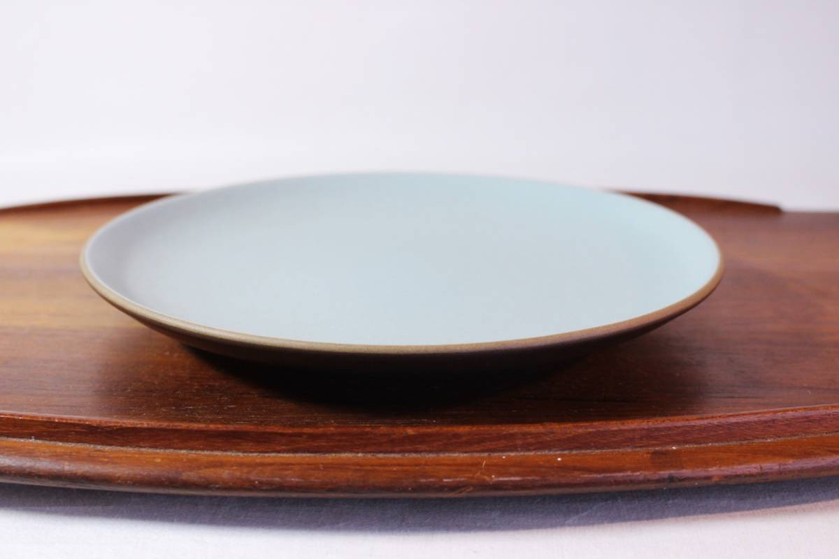 【送料無料ゆうパック発送】□ ヒースセラミックス アクア ブラウン 21cm サラダプレート Heath Ceramics Aqua Chocolate Brown_画像2