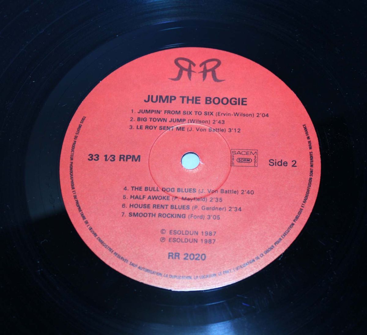 ブルース◆VA - JUMP THE BOOGIE◆ESOLDUN◆ JUMP BLUES R&B JAZZ_画像4