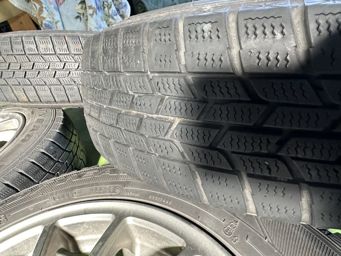 ホイールスタッドレスタイヤ4本セット165/70R/14ダンロップアイスナビカーゴ　ホイールメーカーECO FORME4穴100 14x5.5Jオフセット＋45_画像5