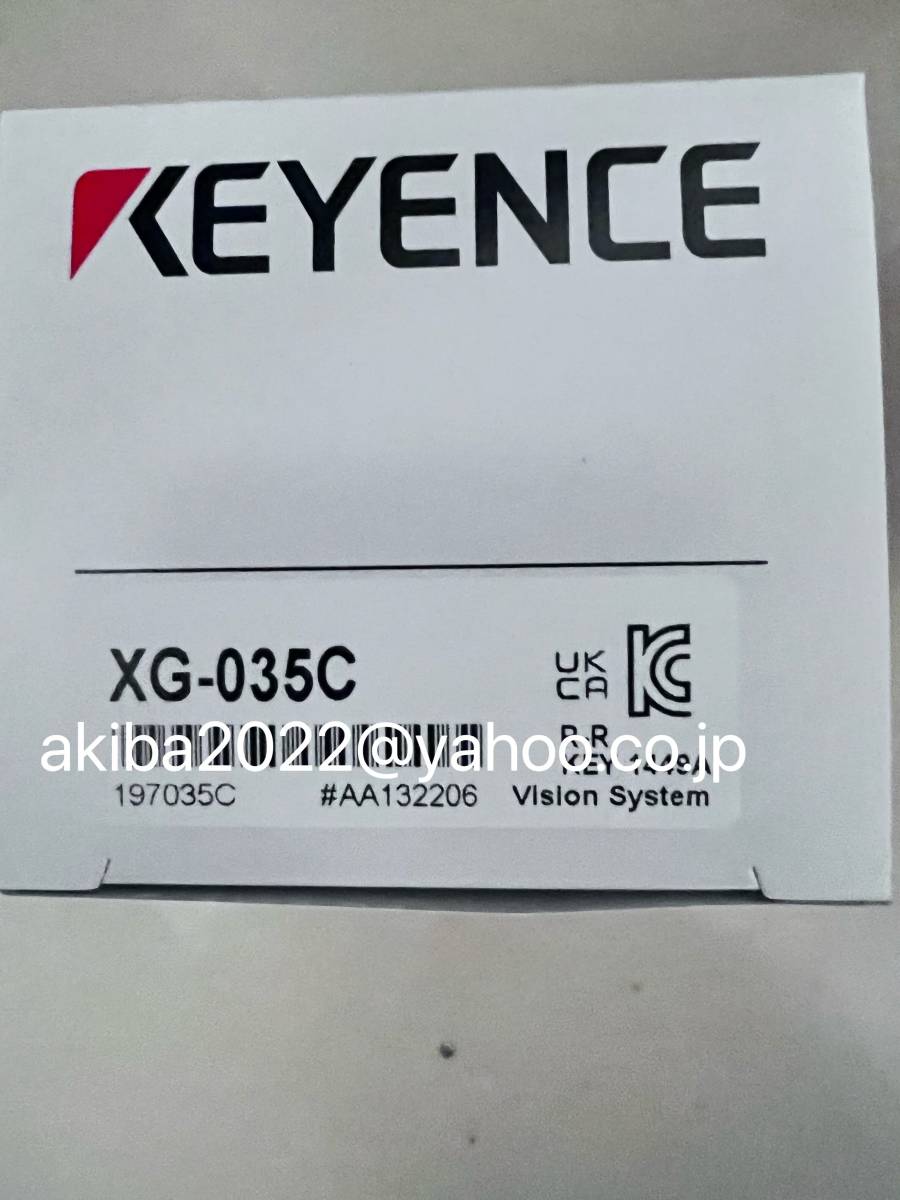 新品 KEYENCE/キーエンス デジタル倍速カラーカメラ XG-035C 6ケ月保証_画像1