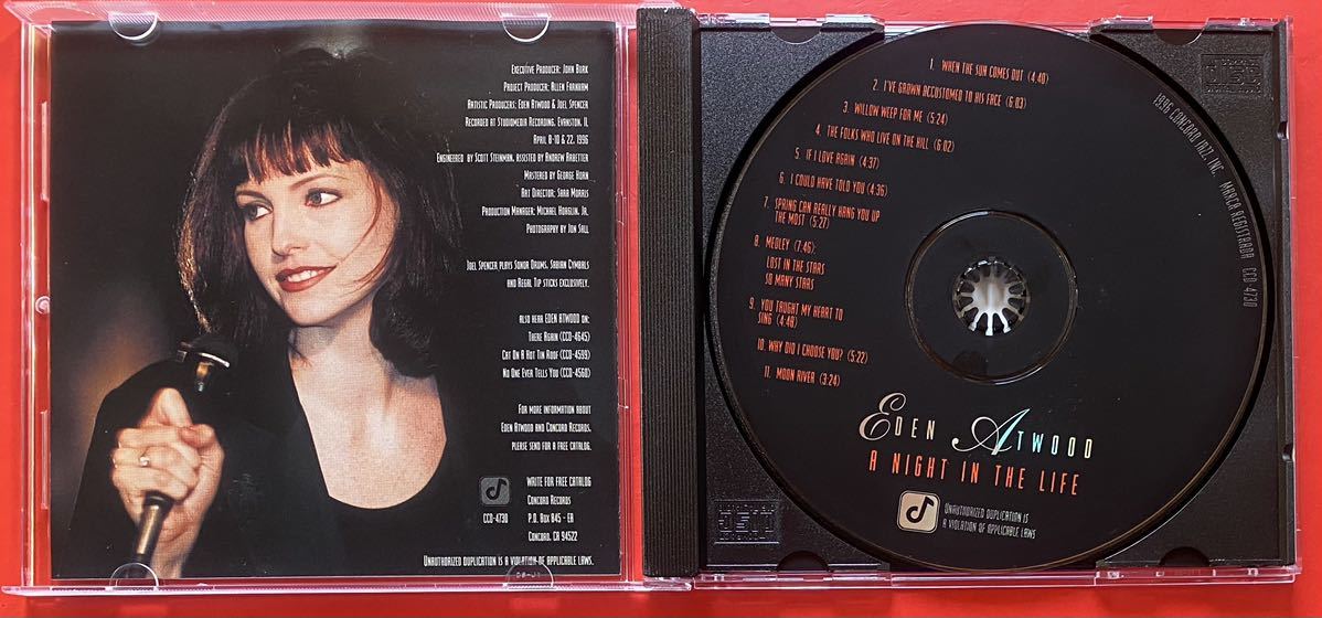 【CD】EDEN ATWOOD「A NIGHT IN THE LIFE」イーデン・アトウッド 輸入盤 [06220147]の画像3