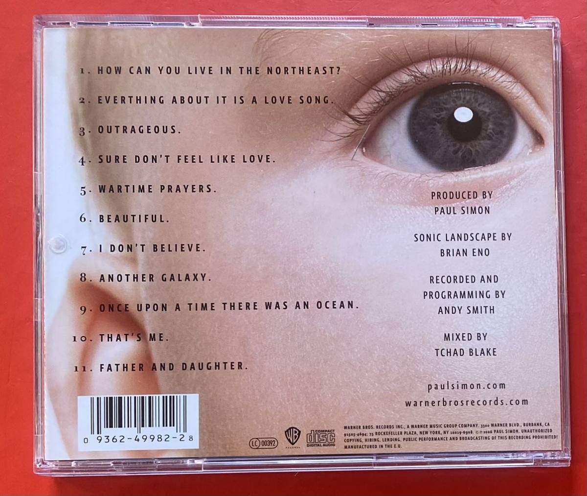 【美品CD】Paul Simon「Surprise」ポール・サイモン 輸入盤 [12180140]_画像2