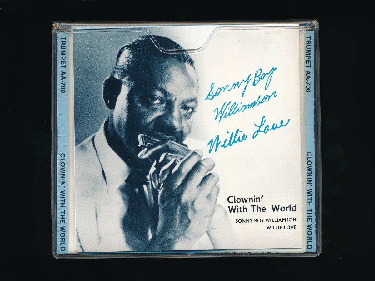 ☆SONNY BOY WILLIAMSON / WILLIE LOVE☆CLOWNIN' WITH THE WORLD☆1989年輸入盤☆TRUMPET/ACOUSTIC ARCHIVES AA-700☆_画像1
