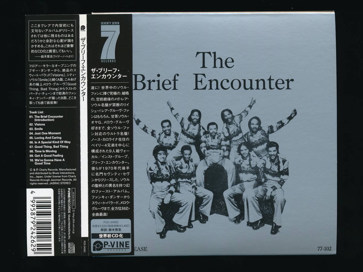 ☆THE BRIEF ENCOUNTER☆1st ALBUM☆2010年日本盤帯付き紙ジャケット☆SEVENTY SEVEN / P-VINE PCD-24262☆_画像1