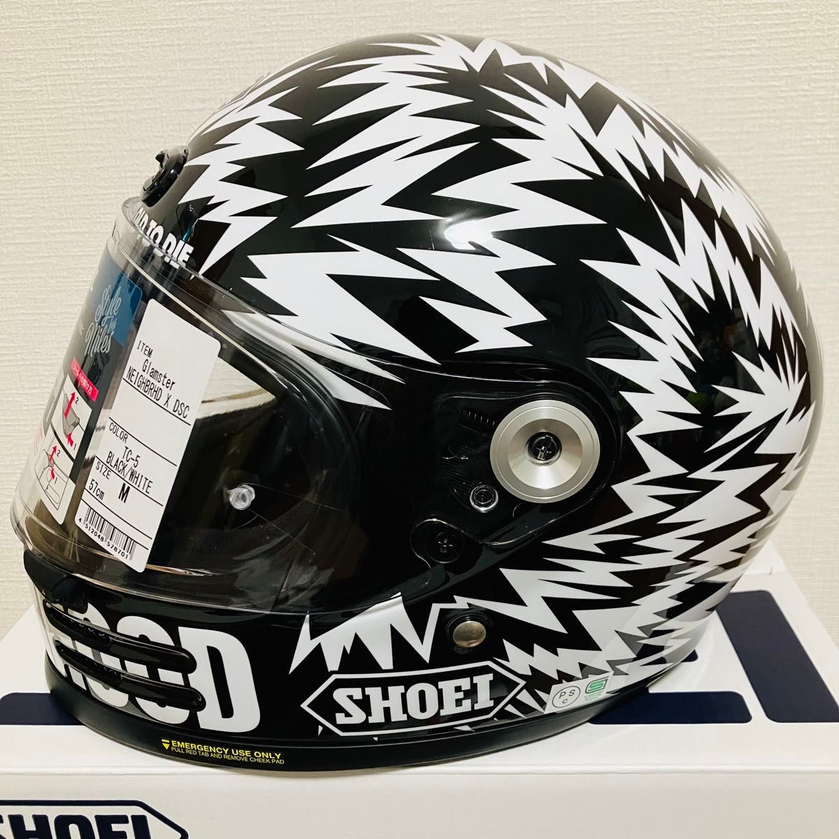 新品未使用 SHOEI Glamster NEIGHBORHOOD X DSC 受注限定モデル 新品未使用 SHOEI Glamster NEIGHBORHOOD X DSC 受注限定モデル