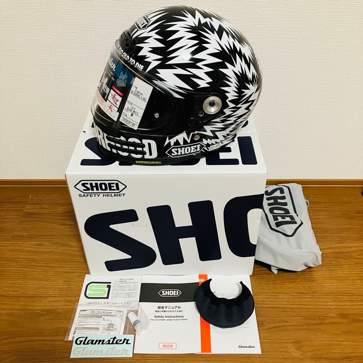 新品未使用 SHOEI Glamster NEIGHBORHOOD X DSC 受注限定モデル 新品未使用 SHOEI Glamster NEIGHBORHOOD X DSC 受注限定モデル