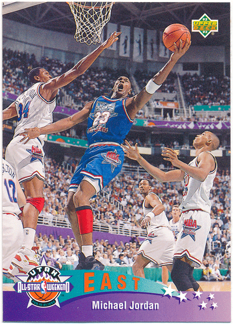 Michael Jordan NBA 1992-93 Upper Deck UD Base Card #425 ベースカード マイケル・ジョーダン_画像1