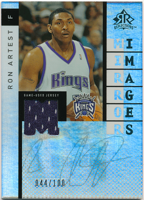 Ron Artest / Bruce Bowen 2006-07 UD Reflections Images Mirror Jersey 100枚限定 ジャージ ロン・アーテスト / ブルース・ボーエン_画像1