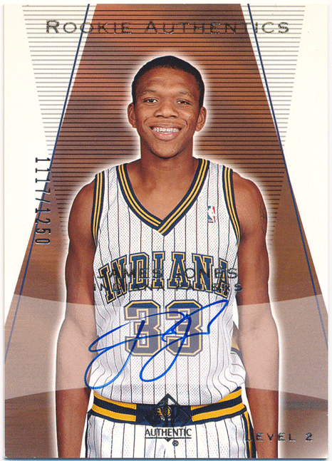 James Jones NBA 2003-04 UD SP Authentic RC Rookie Signature Auto 1250枚限定 直筆サイン ルーキーオート ジェームズ・ジョーンズ_画像1