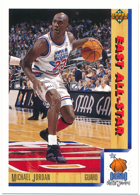 Michael Jordan NBA 1991-92 Upper Deck UD Base Card #452 ベースカード マイケル・ジョーダン_画像1