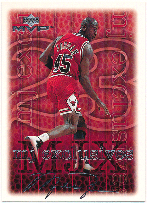 Michael Jordan NBA 1999-00 Upper Deck MVP MJ Exclusives Silver Script #185 シルバースクリプト マイケル・ジョーダン_画像1