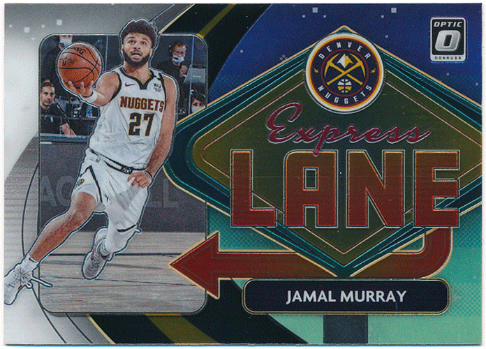 Jamal Murray NBA 2020-21 Panini Donruss Optic Express Lane ジャマール・マレー_画像1