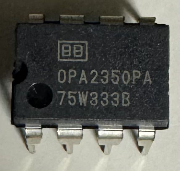 OPA2350電子部品ステレオスピーカー真空管工作オペアンプ増幅回路オーディオギター音質セミコンノイズディスクリート_画像1