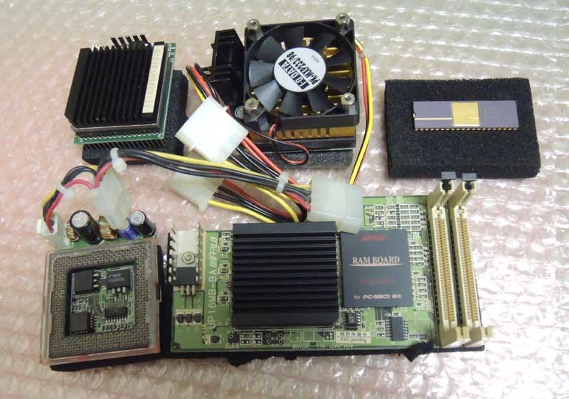 PC-9801シリーズ用 CPUアクセラレータ等（I/O DATA、BUFFALO） 動作未確認品_画像1