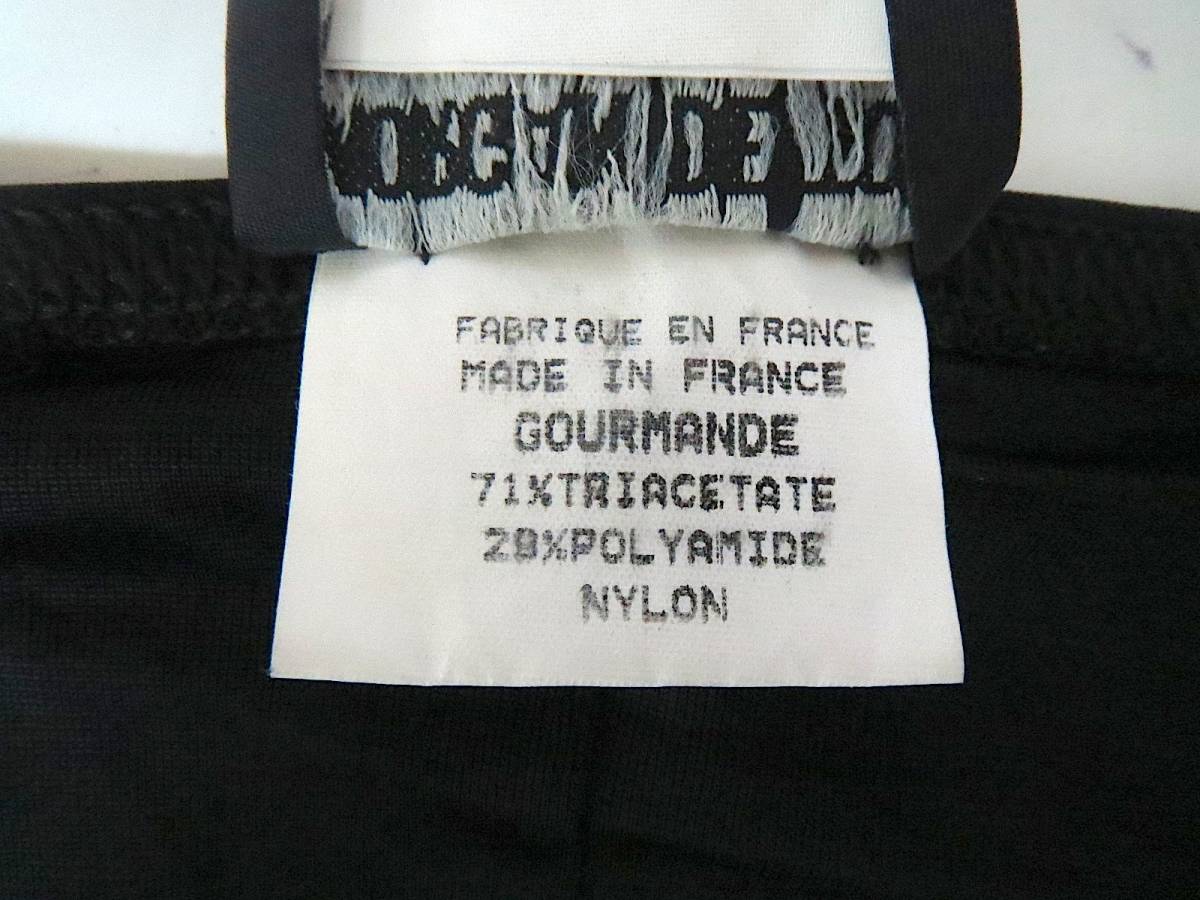  two point successful bid free shipping! M020 France made MORGAN DE TOI Morgan dutowa black long skirt black bottoms B