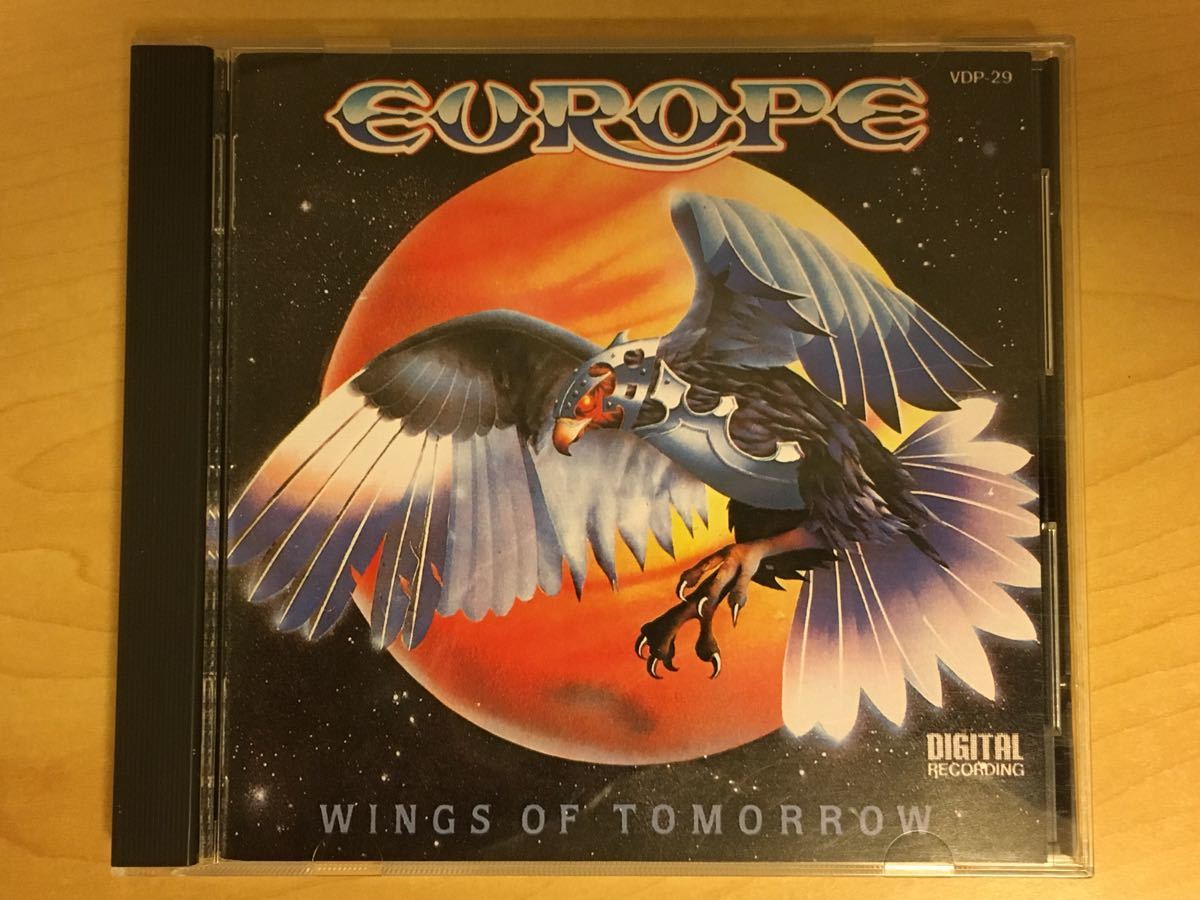 旧規格 VDP-29 税表記無し ヨーロッパ/EUROPE☆明日への翼/WINGS OF TOMORROW （1984年）☆国内盤CD 3500円