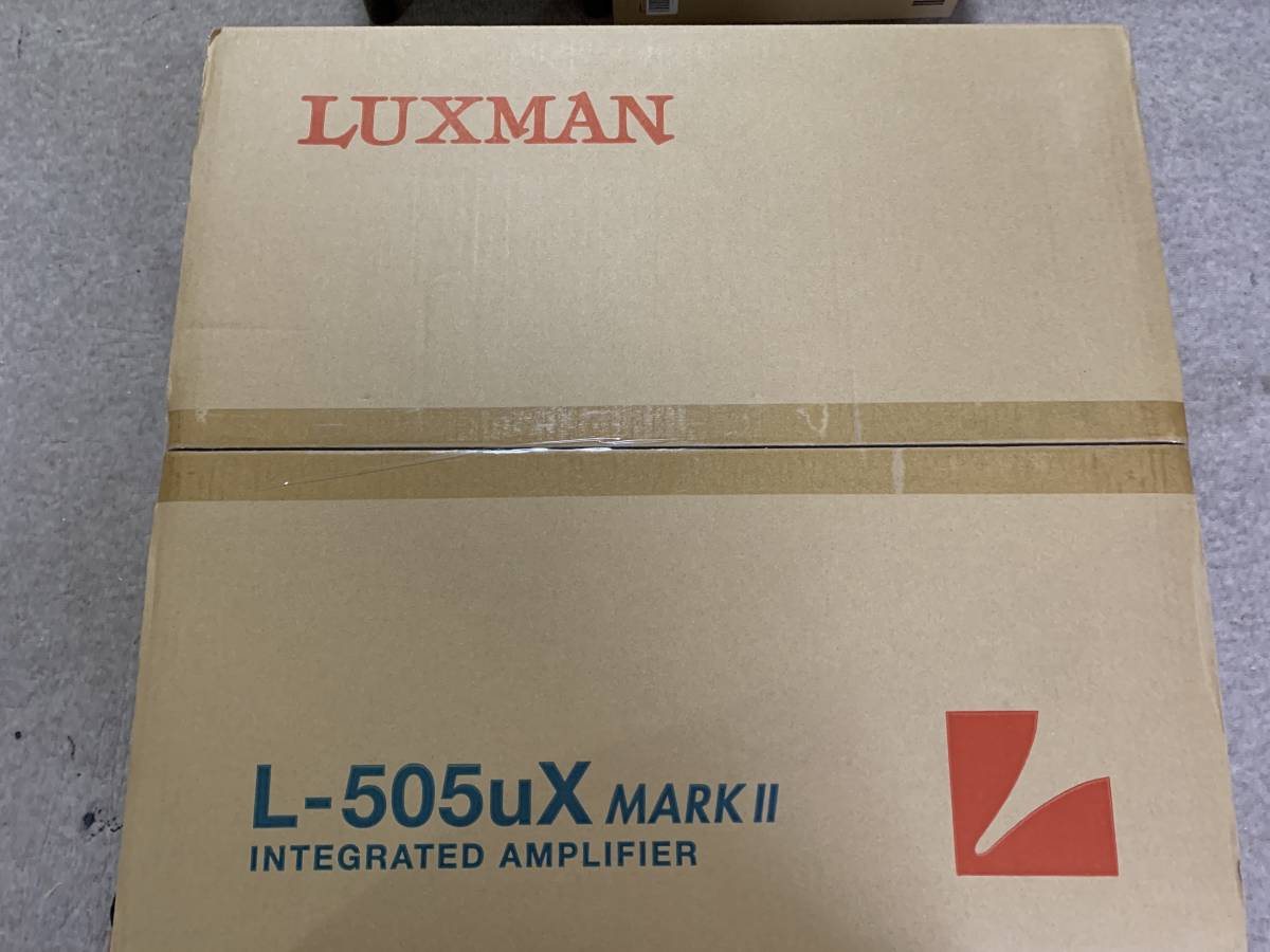  原文:購入後２ヶ月あまり！未開封（出品にあたり撮影＆テスト使用）LUXMAN L-505uX MarkⅡ　プレミアム保証（７年付き）