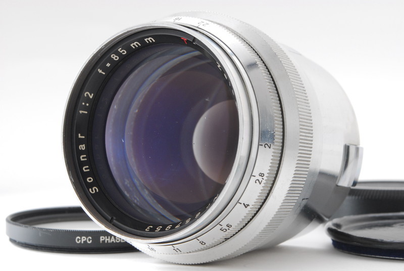 [AB品] Carl Zeiss Opton Sonnar 85mm F2 T＊Contax＊ゾナー コンタックス＊11133_画像1