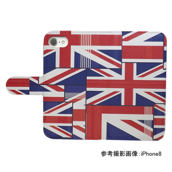 arrows We F-51B/FCG01/A101FC　スマホケース 手帳型 プリントケース イギリス国旗 ユニオンジャック おしゃれ_画像2