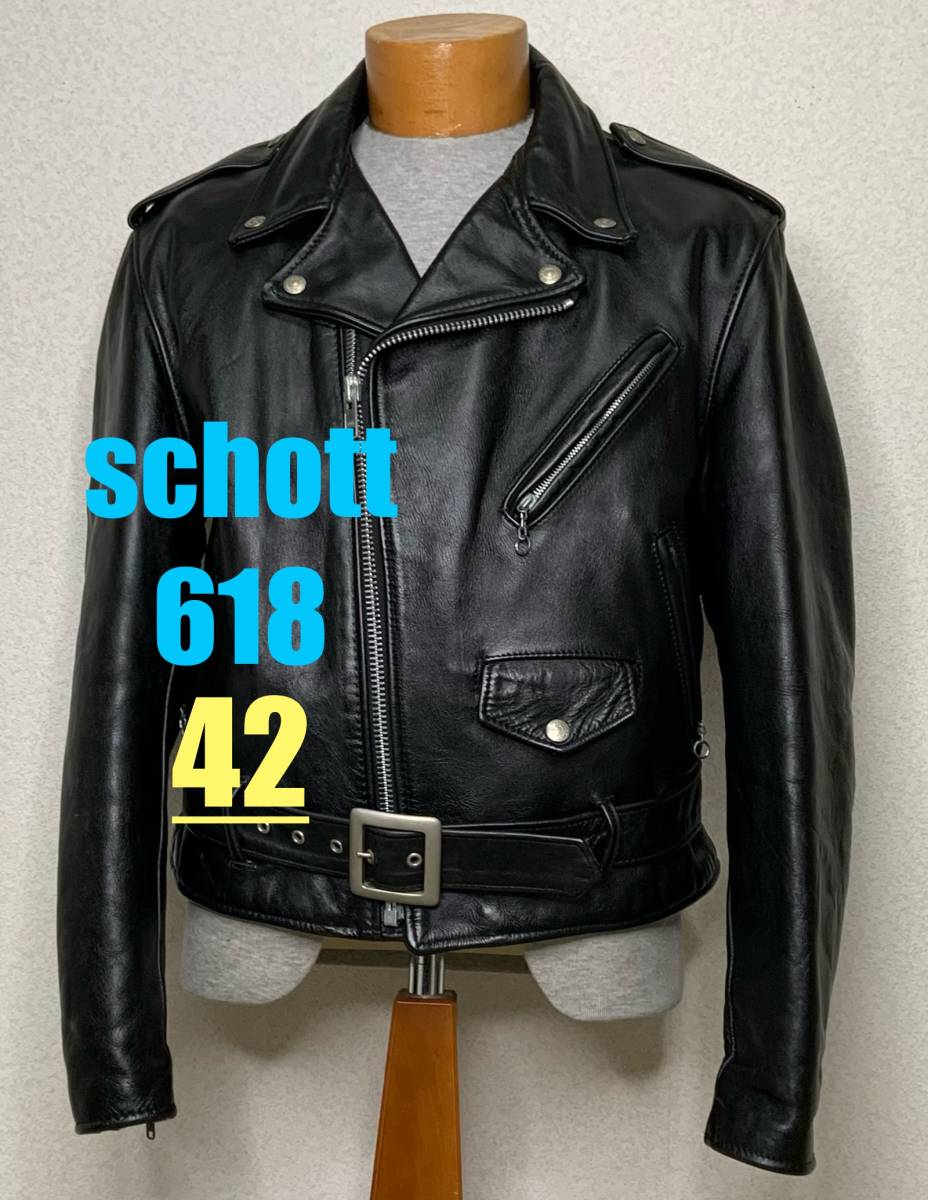 安いそれに目立つ 618 ④schott【42】 米国製 900r ハーレー gpz