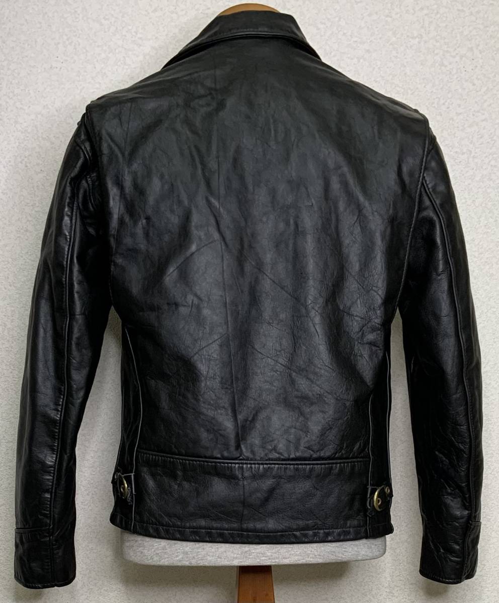 ①schott【38】AT101 米国製 シングルライダース 牛革ジャン ①schott【38】AT101 米国製 シングルライダース 牛革ジャン