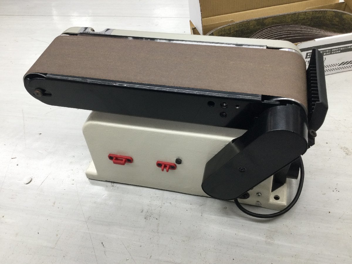 【中古品 現状販売 ベルト10本付き】 RYOBI(リョービ) ベルトディスクサンダ BDS-1010 ITD8IURUC3H1_画像4