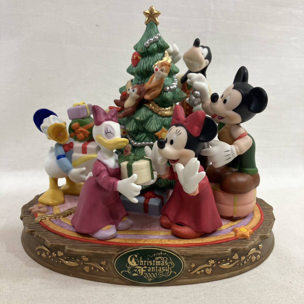Disney ディズニー　TDL 東京ディズニーランド　クリスマスファンタジー　2000　フィギュアリン　フィギュリン　フィギュア　置物_画像2