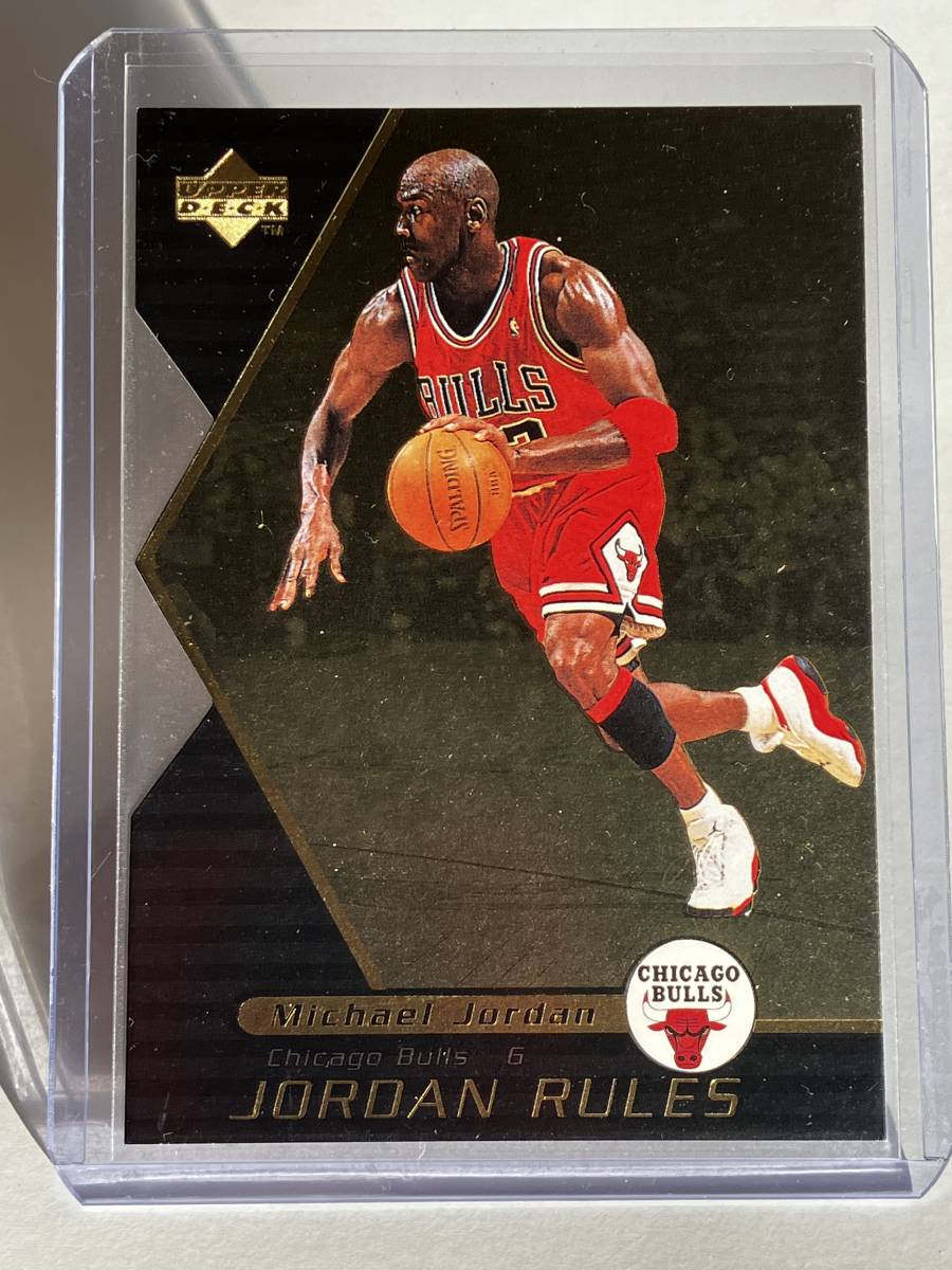 ★ MICHAEL JORDAN ★ 1998 UD OVATION [ JORDAN RULES : GOLD Die Cut ] J12 ★ ジョーダン_画像1