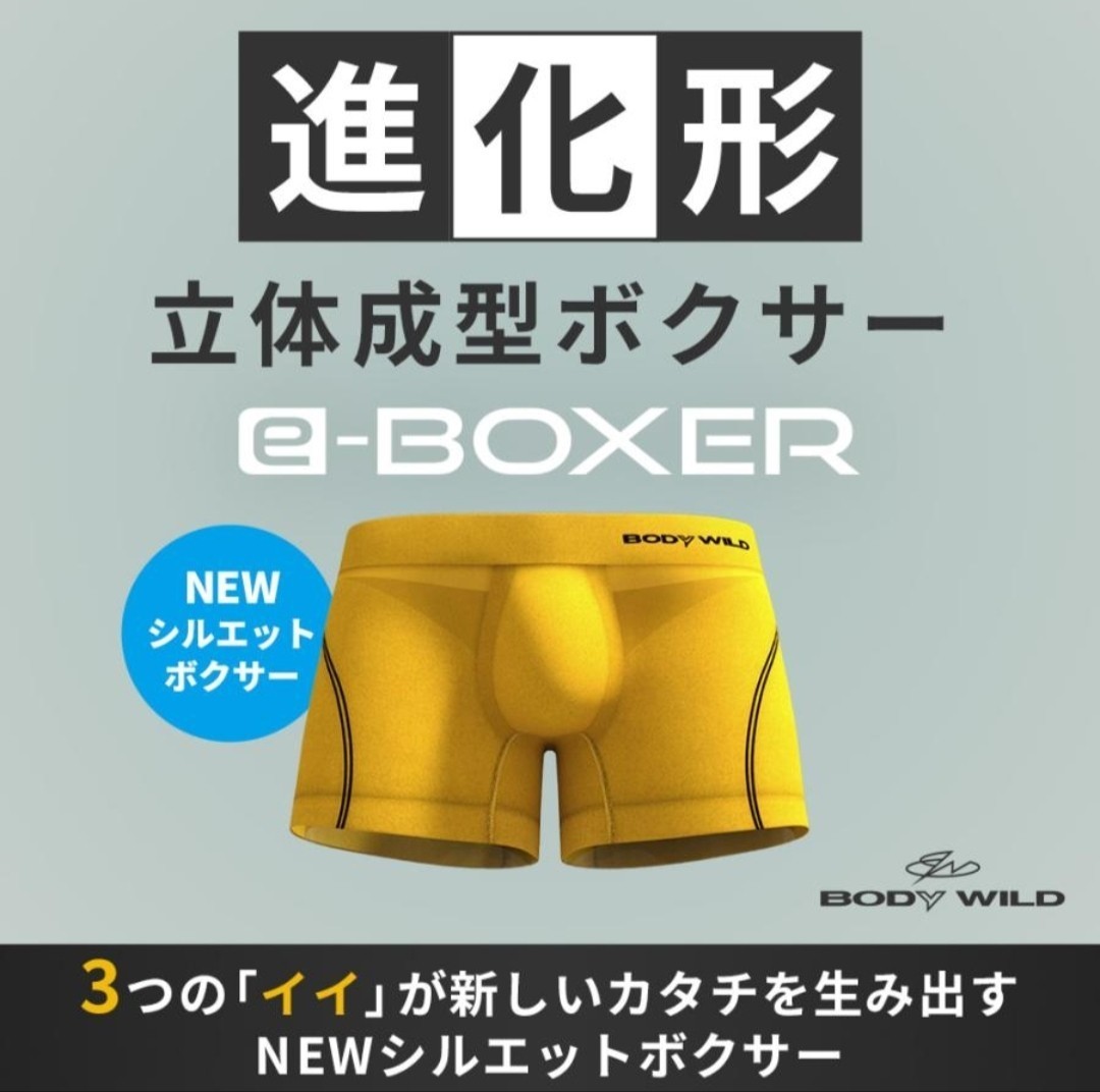 LLサイズ 送料無料⑤即決！BODY WILD 2枚組 e-Boxer 股上浅め裾丈長め【抗菌防臭】ボクサーパンツ ボクサーブリーフ メンズ XL BODYWILD