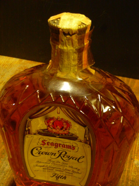 通関済「クラウンロイヤル」1962年紙封 61年昔 ”酒精飲料” 80PROOF 4/5QUART Seagram's「Crown Royal」”Fifth”表示 　CRR-1962-1220-A_画像2