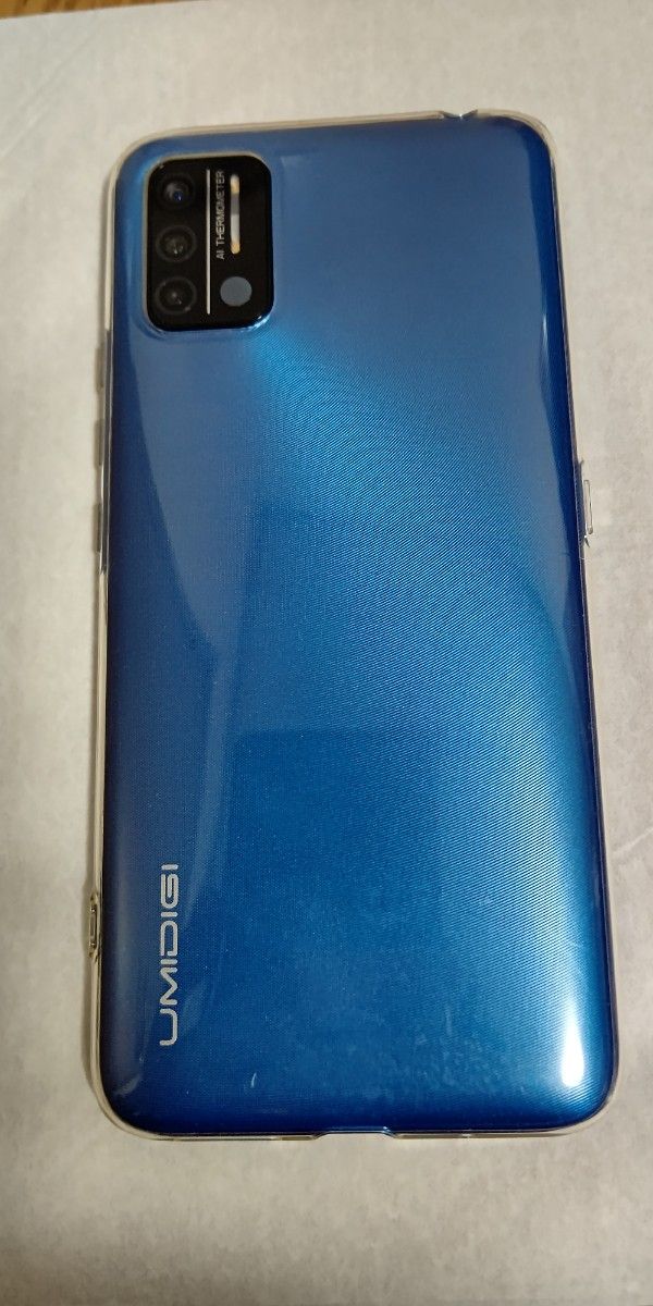 UMIDIGI スマートフォン ブルー SIMフリー端末