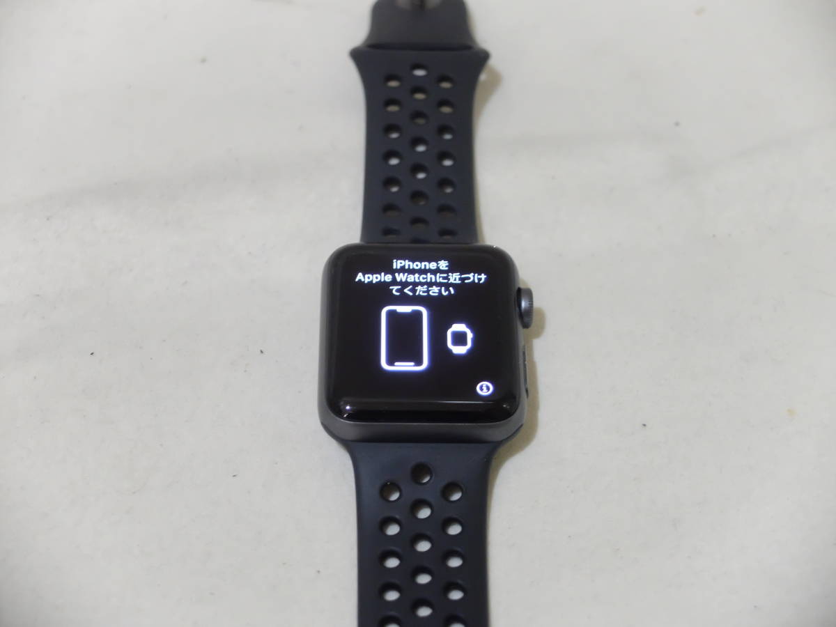 Apple Watch Nike+ Series 3 GPSモデル 42mm MTF42J/A アンスラサイト 