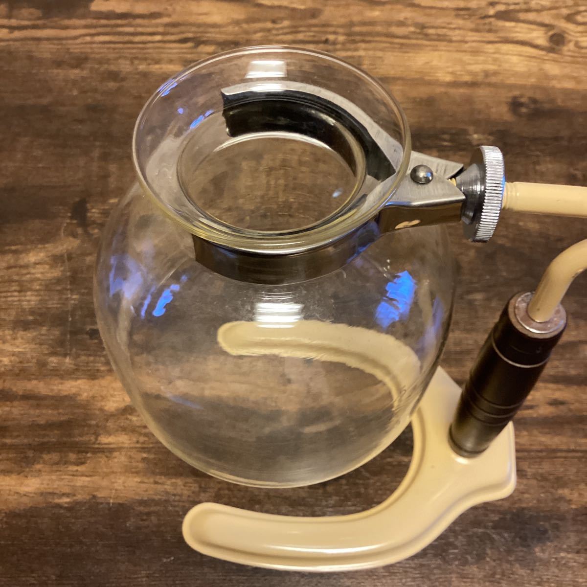 K1083）コーヒーサイホン エスジー 耐熱ガラス レトロ アルコールランプ アンティーク コーヒーサイフォン COFFEE SIPHON 中古品_画像5