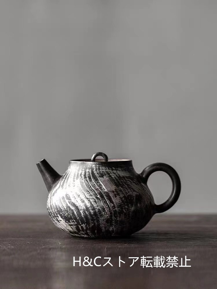 職人手作り 陶器 煎茶道具 茶壺 茶壷 急須 常滑焼 茶器 茶道具 容量：125ML
