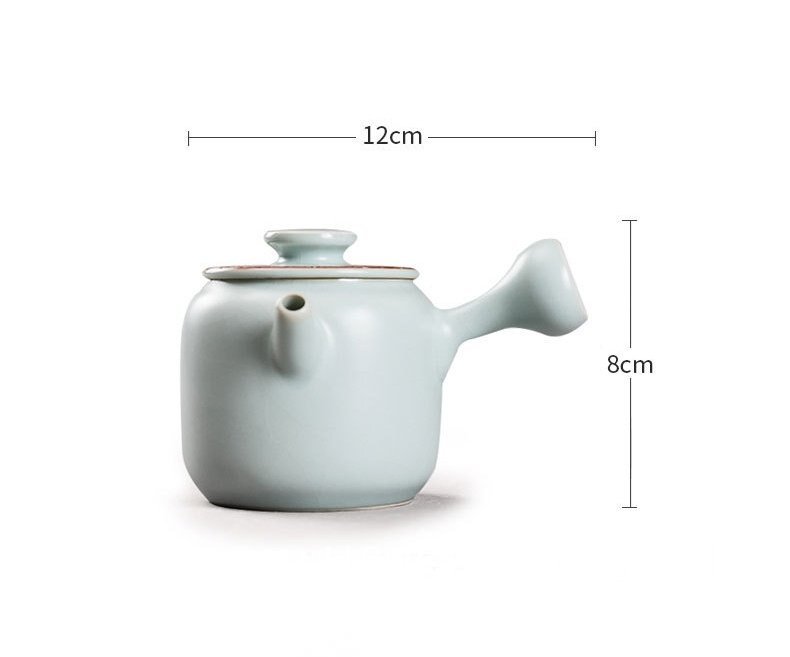 職人手作り 陶器 煎茶道具 茶壺 茶壷 急須 茶器 茶道具 容量：200ML_画像5