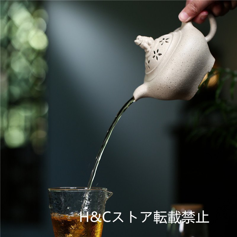 茶壺 紫砂壷 手作り 茶壷 茶入 煎茶道具 煎茶道具急須 茶器 茶道具 工芸品陶芸 容量：420ML_画像4