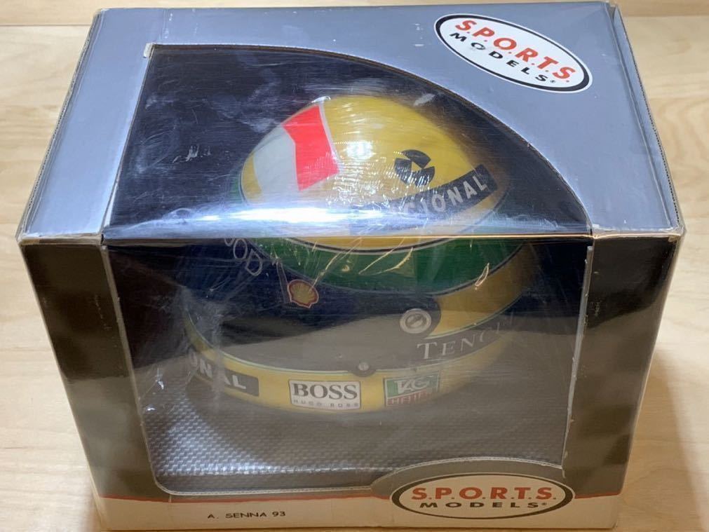 【新品：未開封】スポーツモデルス 1/2 アイルトン・セナ ヘルメット 1993年 [Ayrton Senna]_画像7